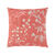 Housse de coussin imprim&eacute; feuillage - lot de 2 (rose blush)