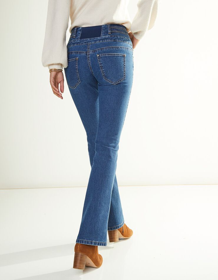 Jean coupe bootcut taille haute stretch - entrej. 78 cm (stone) Jean coupe bootcut taille haute stretch - entrej. 78 cm (stone)