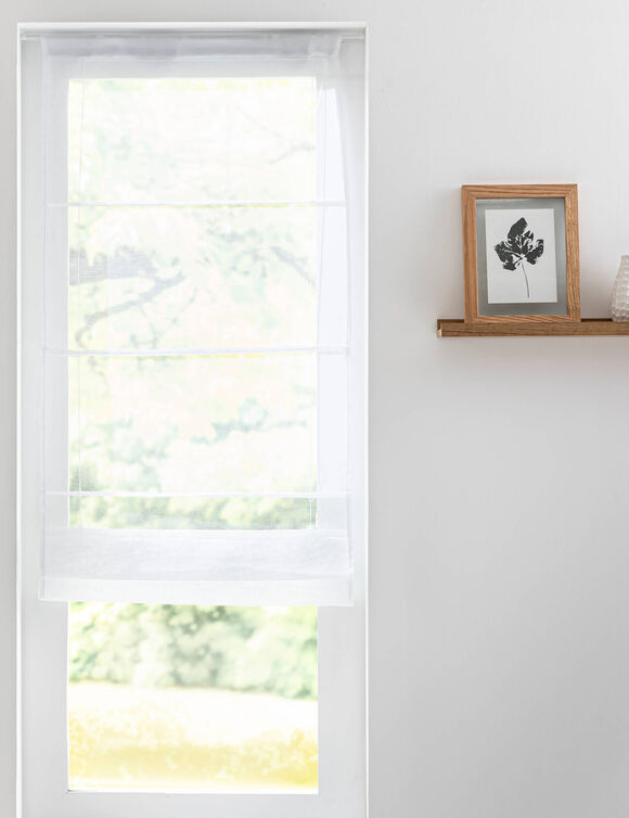 Store bateau étamine (blanc)