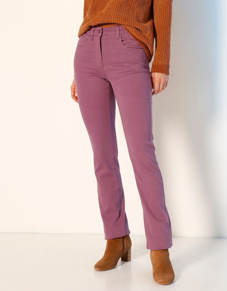 Pantalon sculptant coupe 5 poches (violine) Pantalon sculptant coupe 5 poches (violine)