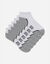 Chaussettes de sport, lot de 3 DIM® (blanc / gris)