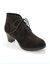 Bottines lacées à talon fantaisie (noir)