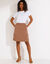 Jupe cargo, twill stretch (taupe)