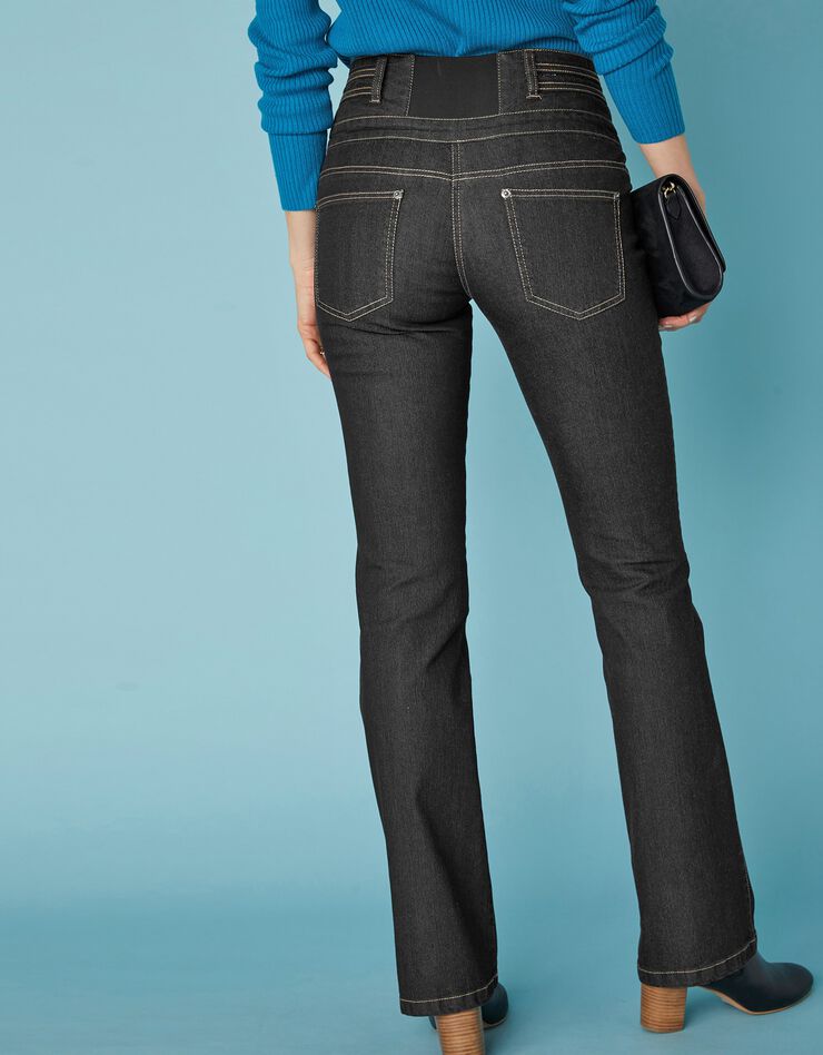 Jean coupe bootcut taille haute stretch - entrej. 78 cm (black) Jean coupe bootcut taille haute stretch - entrej. 78 cm (black)