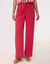 Pantalon large fluide (rouge)