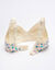 Soutien-gorge coton imprimé fleuri spécial opération du sein- sans armatures (ivoire)