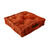 Coussin de sol uni coton (terracotta)