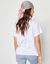 T-shirt "loose" en coton, uni (blanc)