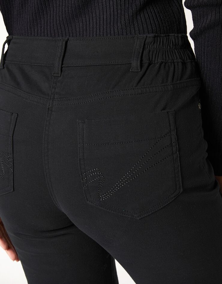 Pantalon droit, twill stretch (noir) Pantalon droit, twill stretch (noir)