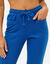 Pantalon jogging, molleton gratt&eacute; (bleu)