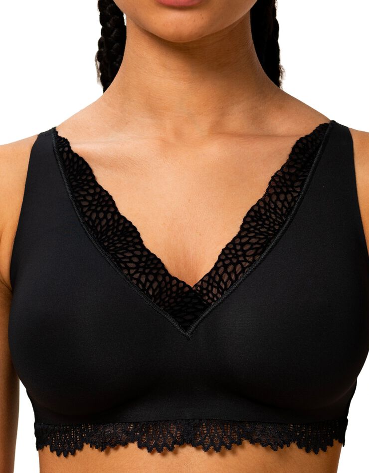 Soutien-gorge Velveteen Sensation - sans armatures (noir) Soutien-gorge Velveteen Sensation - sans armatures (noir)