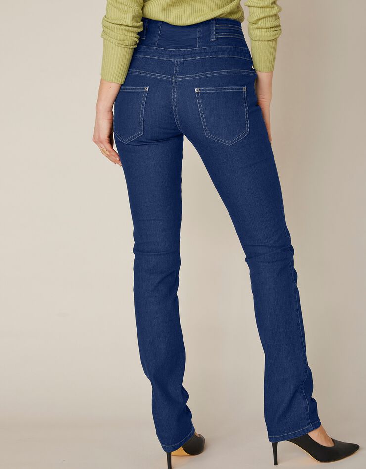 Jean coupe droite taille haute - grande stature (brut) Jean coupe droite taille haute - grande stature (brut)