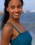 Maillot de bain 1 pièce bandeau Vilorio (émeraude)