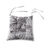 Galette de chaise imprim&eacute; tropical - lot de 2 (gris)