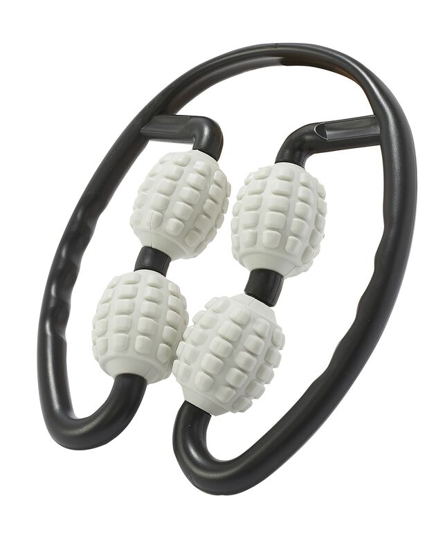 Rouleau de massage auto massant (gris/noir)