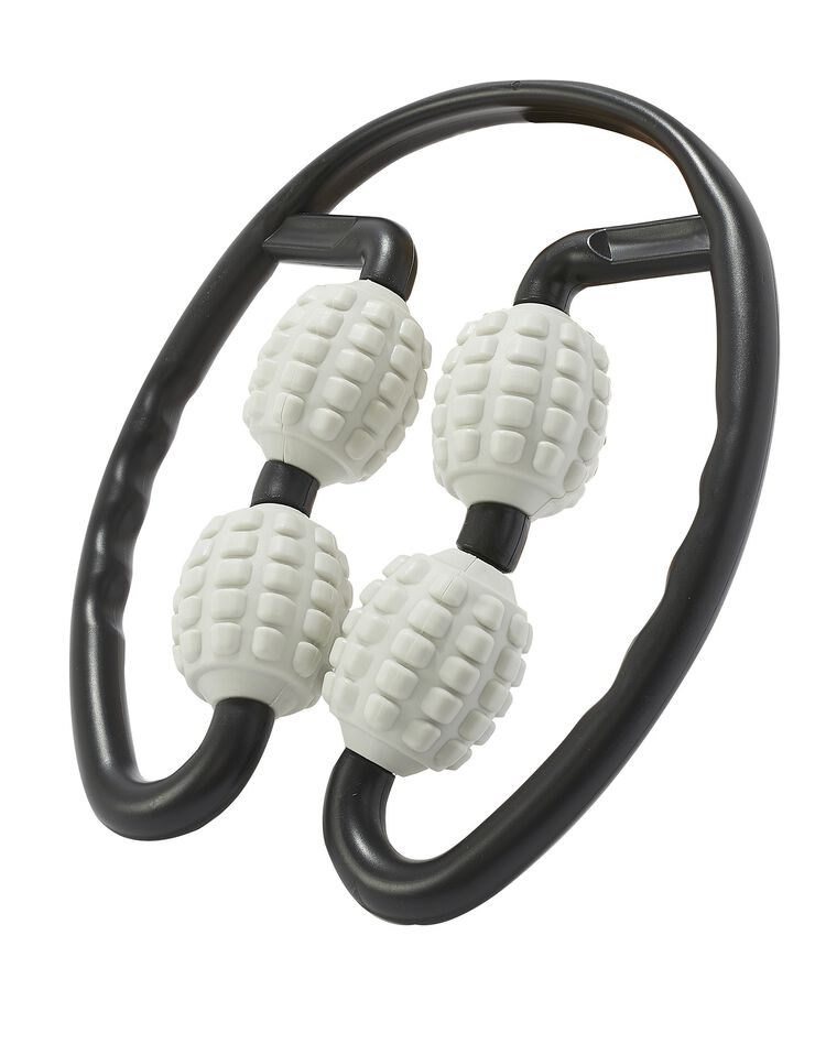 Rouleau de massage auto massant (gris/noir)
