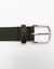 Ceinture en cro&ucirc;te de cuir tannage v&eacute;g&eacute;tal (noir)