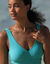 Maillot de bain 1 pièce uni Spécial grand buste Solaro (vert)