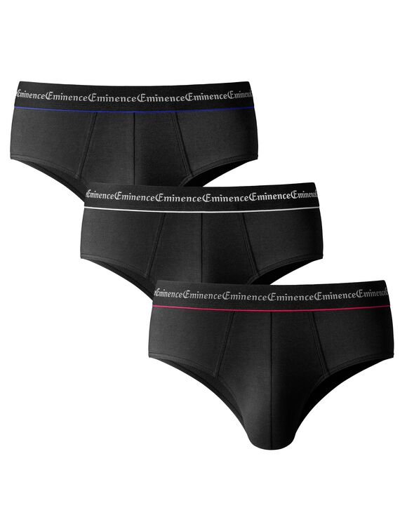 Slip Business Chic - lot de 3 (noir)