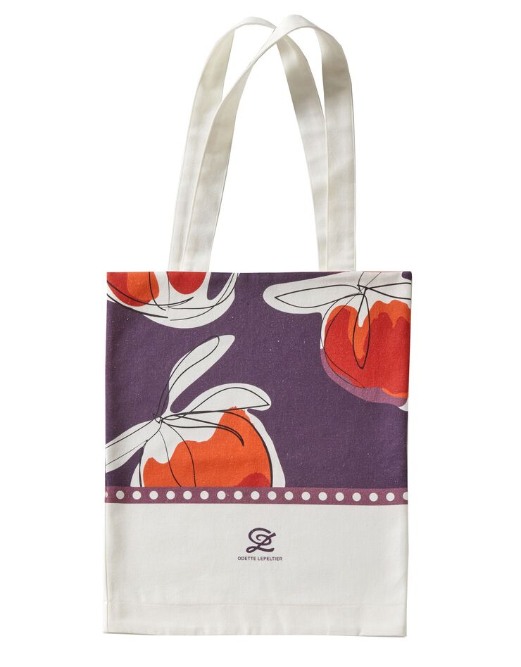 Sac, collection "Odette Lepeltier" (prune / terracotta)