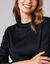 T-shirt thermique col montant - manches longues (noir)