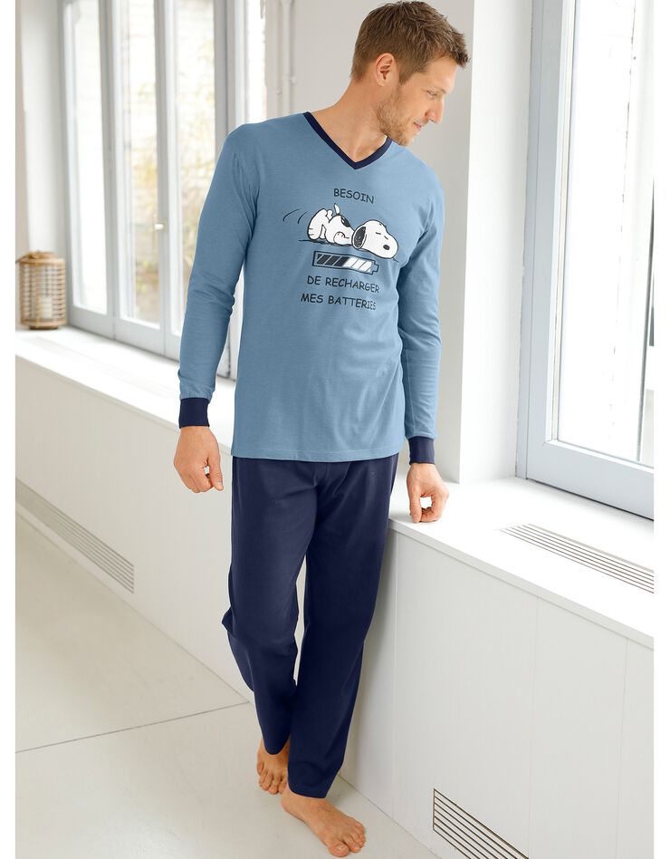 Pyjama pantalon Snoopy® (bleu / marine) Pyjama pantalon Snoopy® (bleu / marine)