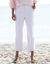 Pantalon coupe droite 7/8ème (écru)