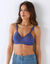 Soutien-gorge Coeur Crois&eacute; Classique - sans armatures (bleu)