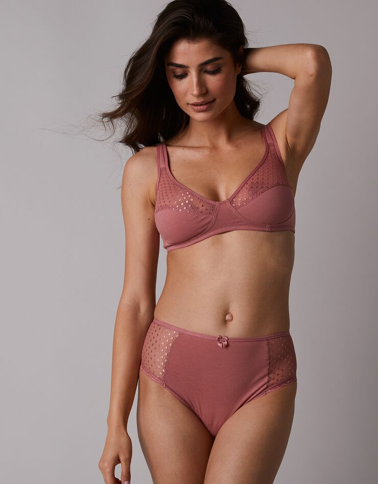 Soutien-gorge forme emboîtante Tropea sans armatures - lot de 2 (grenadine + noir) Soutien-gorge forme emboîtante Tropea sans armatures - lot de 2 (grenadine + noir)