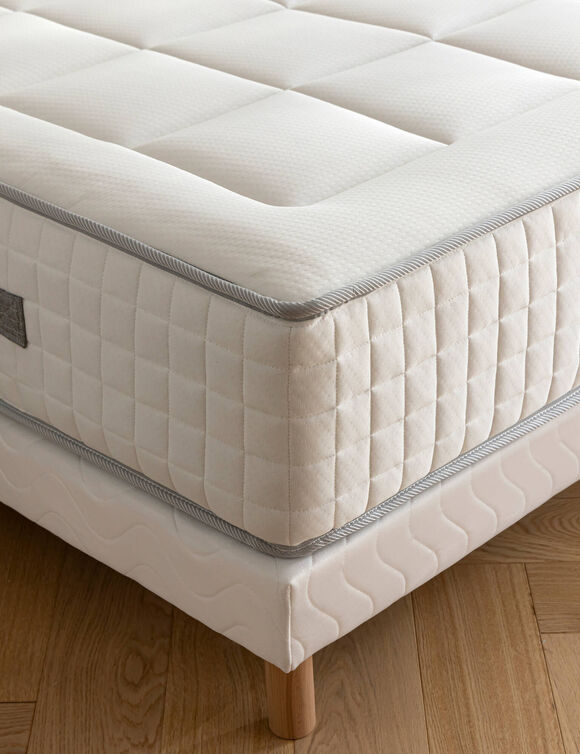 Matelas ressorts Conforlux&reg; luxe ferme H18 cm (&eacute;cru)