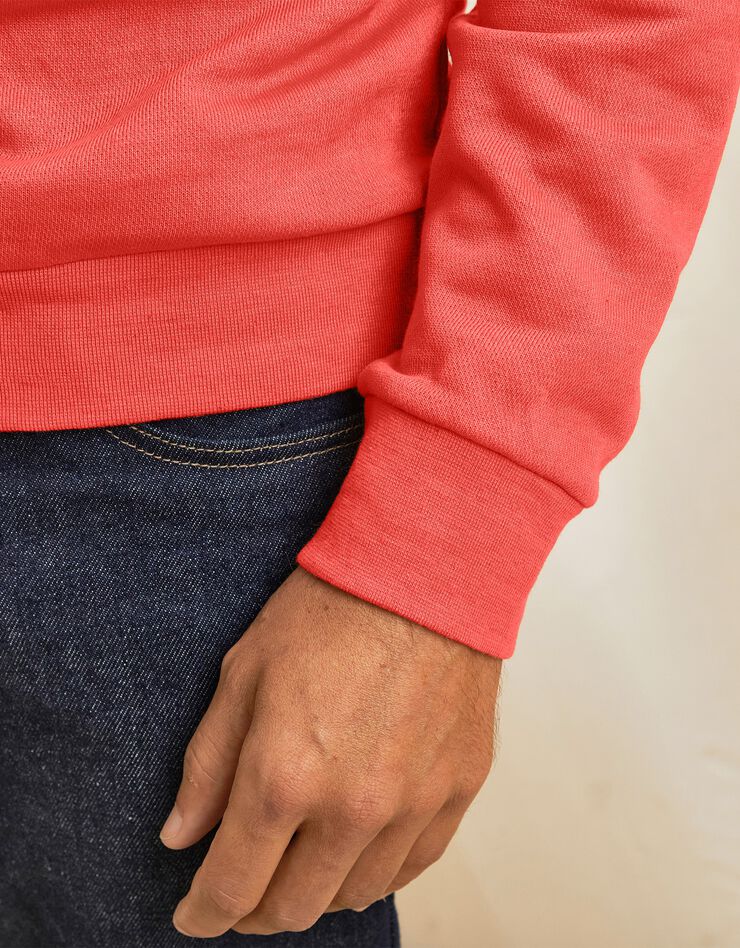 Sweat molleton col rond (orange) Sweat molleton col rond (orange)