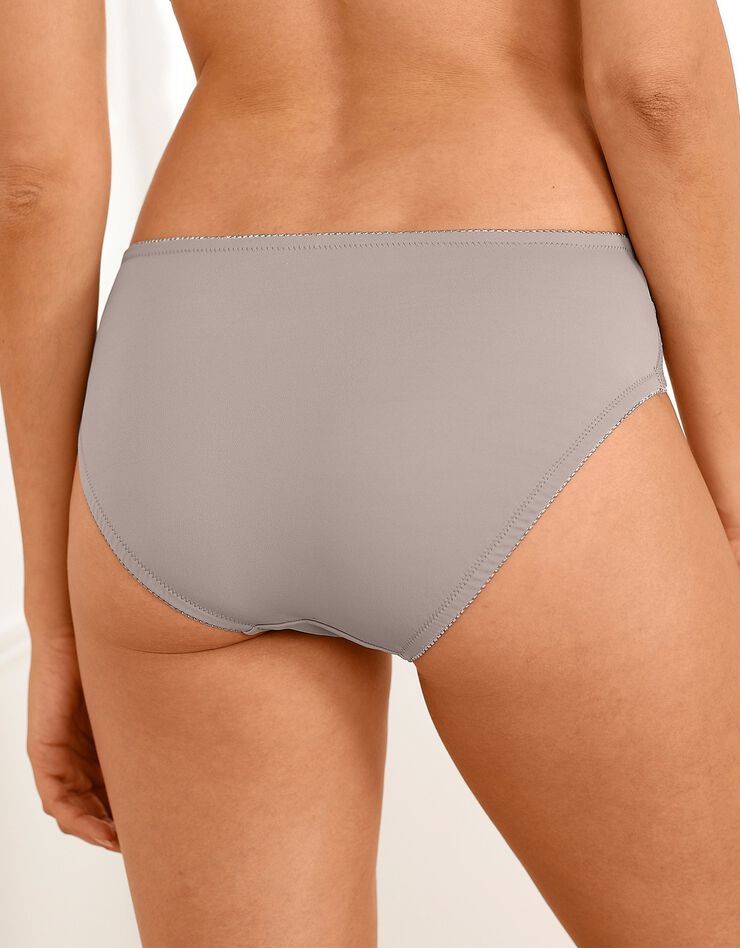 Culotte microfibre et dentelle Morella - lot de 2 (taupe) Culotte microfibre et dentelle Morella - lot de 2 (taupe)