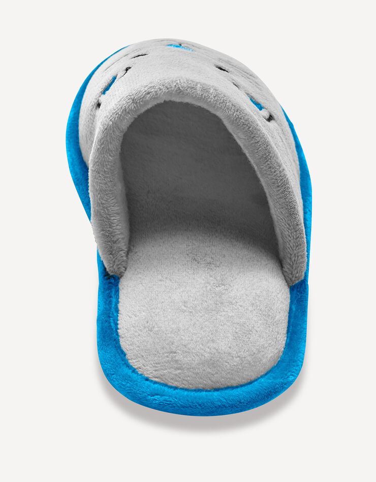 Mules motifs "chats" (gris / turquoise) Mules motifs "chats" (gris / turquoise)