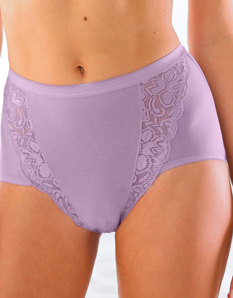 Culotte super maxi dentelle - lot de 3 (fruité) Culotte super maxi dentelle - lot de 3 (fruité)