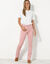 Pantalon sculptant, 5 poches (bois de rose)