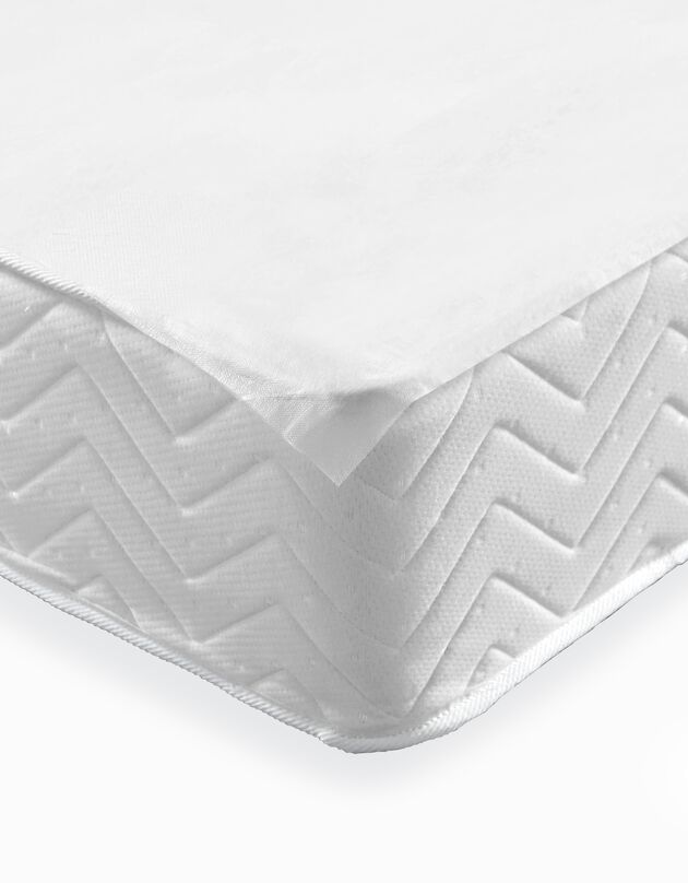 Protège-matelas jetable forme plateau - lot de 10 (blanc)