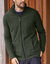 Blouson zippé maille micropolaire (kaki)