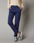 Pantalon chino stretch (marine)