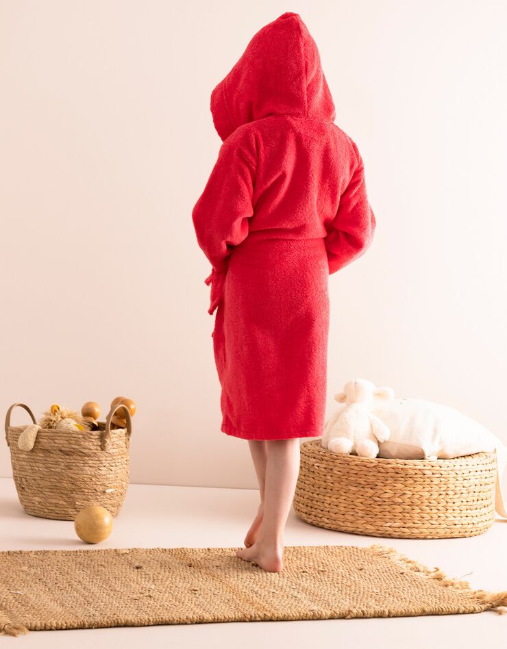 Peignoir de bain enfant Miraculous®, éponge coton - 380g/m2 (rose)