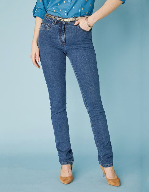Jean droit stretch - petite stature (stone)