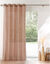 Panneau voile uni finition &oelig;illets (taupe)
