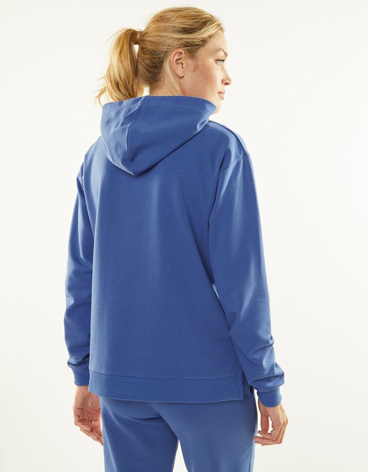 Sweat à capuche, molleton gratté (bleu dur) Sweat à capuche, molleton gratté (bleu dur)