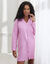 Chemise de nuit gaze de coton (rose)