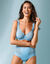 Soutien-gorge maille microfibre forme emboîtante Osilio, avec armatures flexibles (bleu)