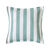 Coussin &agrave; rayures C&eacute;leste (vert)