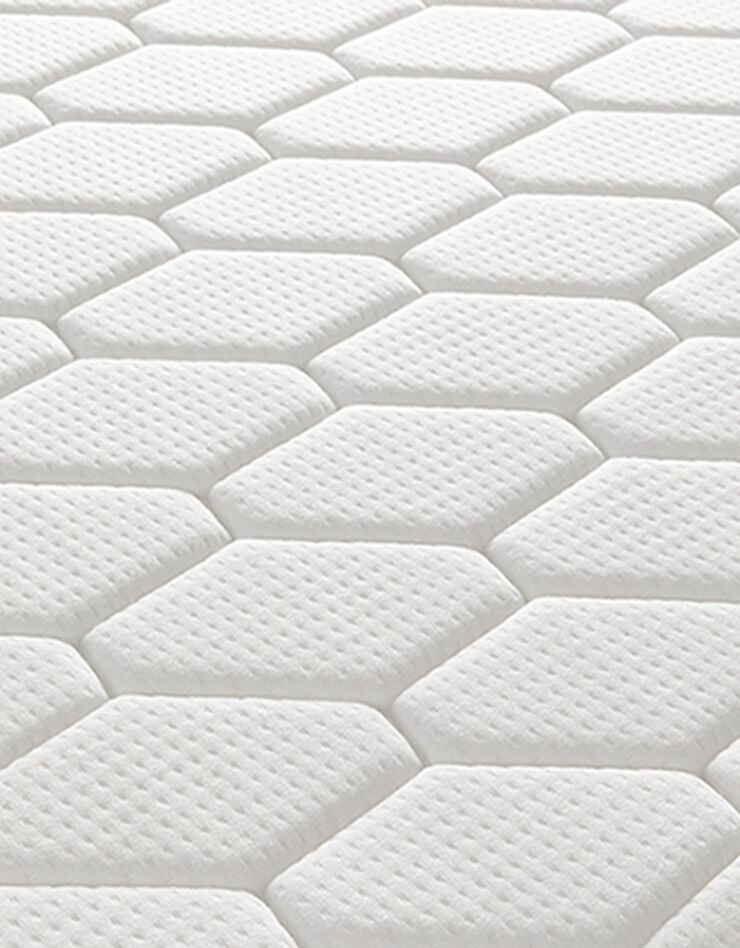Matelas mousse Mérinos 14 cm confort ferme (blanc)