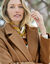Manteau mi-long à col tailleur, boutonnage croisé (caramel)