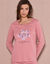 Pyjama manches longues (rose)