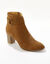 Boots à talon, cuir suédé (caramel)