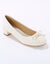 Ballerines petit talon (crème)